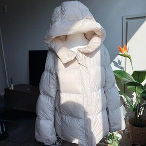 Women's Cream and White Jacket